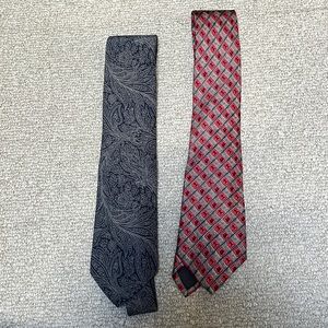 Two gorgeous silk ties